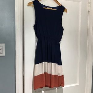 Red white and blue sundress